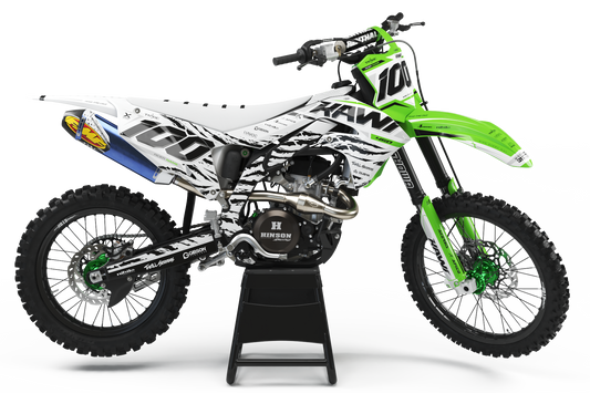 Kawasaki Sacramento Graphics Kit -  KX65 KX85 KLX110 KX125 KX250 KX250F KX450F