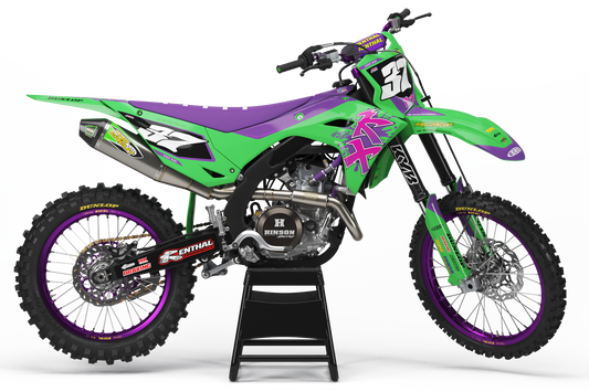 Kawasaki Shozo Graphics Kit -  KX65 KX85 KLX110 KX125 KX250 KX250F KX450F