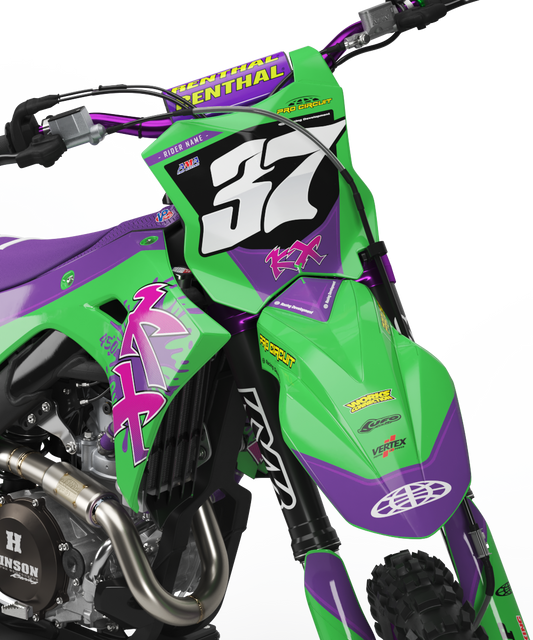 Kawasaki Shozo Graphics Kit -  KX65 KX85 KLX110 KX125 KX250 KX250F KX450F
