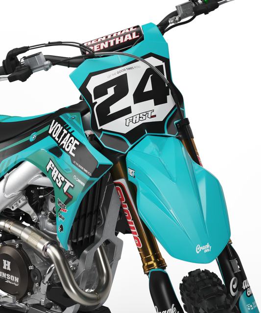 Kawasaki Voltage Graphics Kit - KX65 KX85 KLX110 KX125 KX250 KX250F KX450F