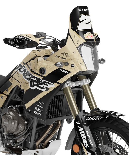 Dakar Graphics Kit - Fits 2025 Yamaha Tenere 700