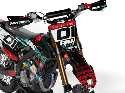 Honda RAWPWR Graphics Kit - CRF50 CRF110 CR125 CR250 CRF250r CRF450r CRF450RL CRF450RX CRF300L