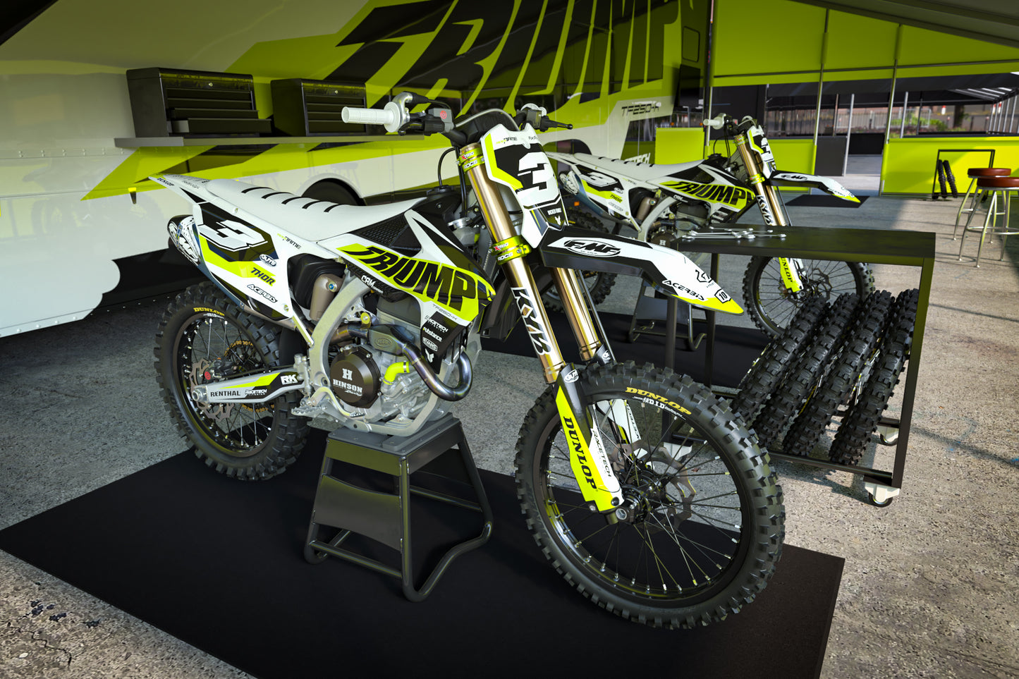 Triumph Knoxville Graphics Kit - TF 250-X 450-RC 250-E 250-E