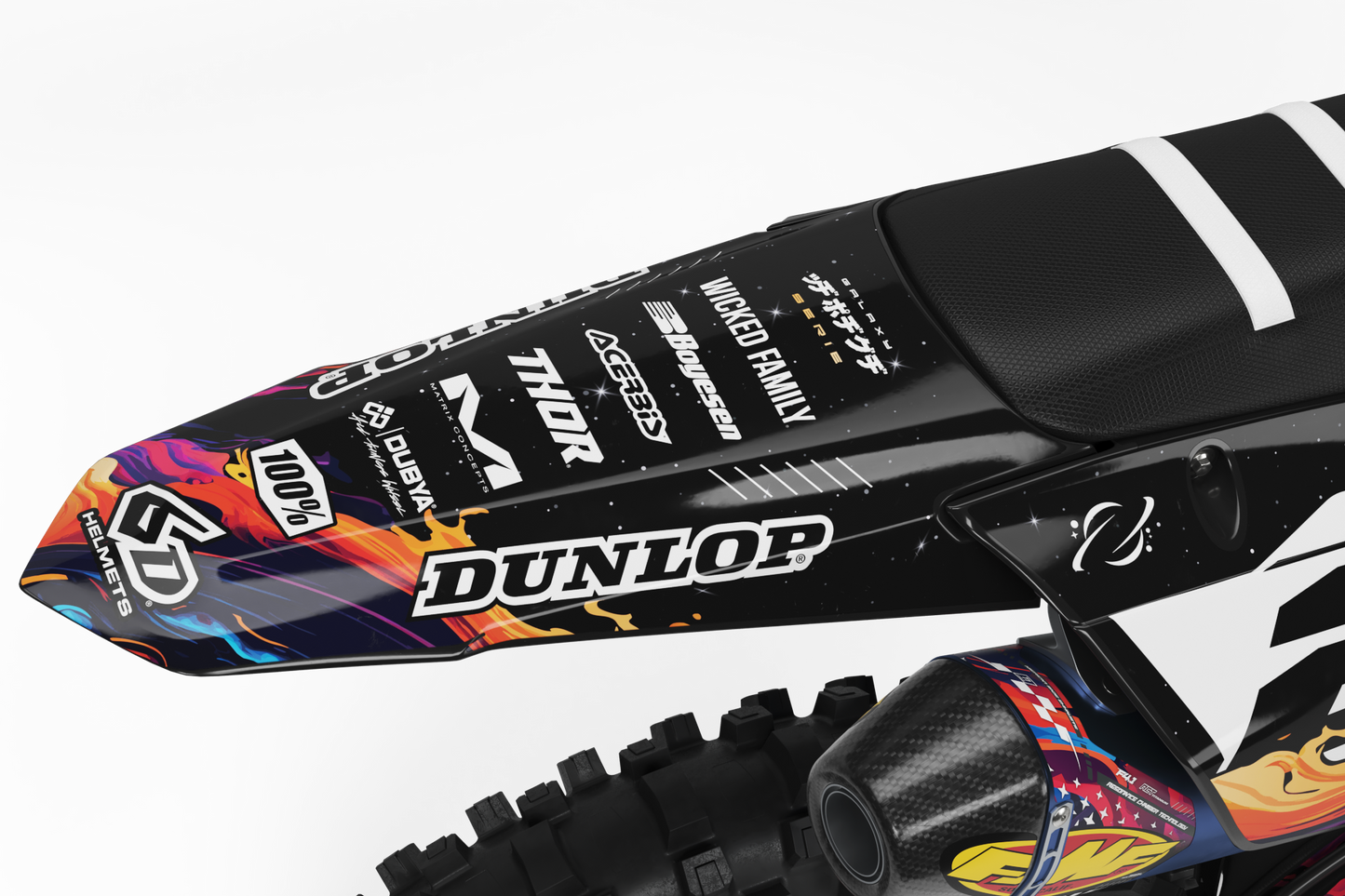 Yamaha Hamilton Graphics Kit - YZ65 YZ85 YZ125 YZ250 YZF YZ250F YZ450F WR 250F 450F