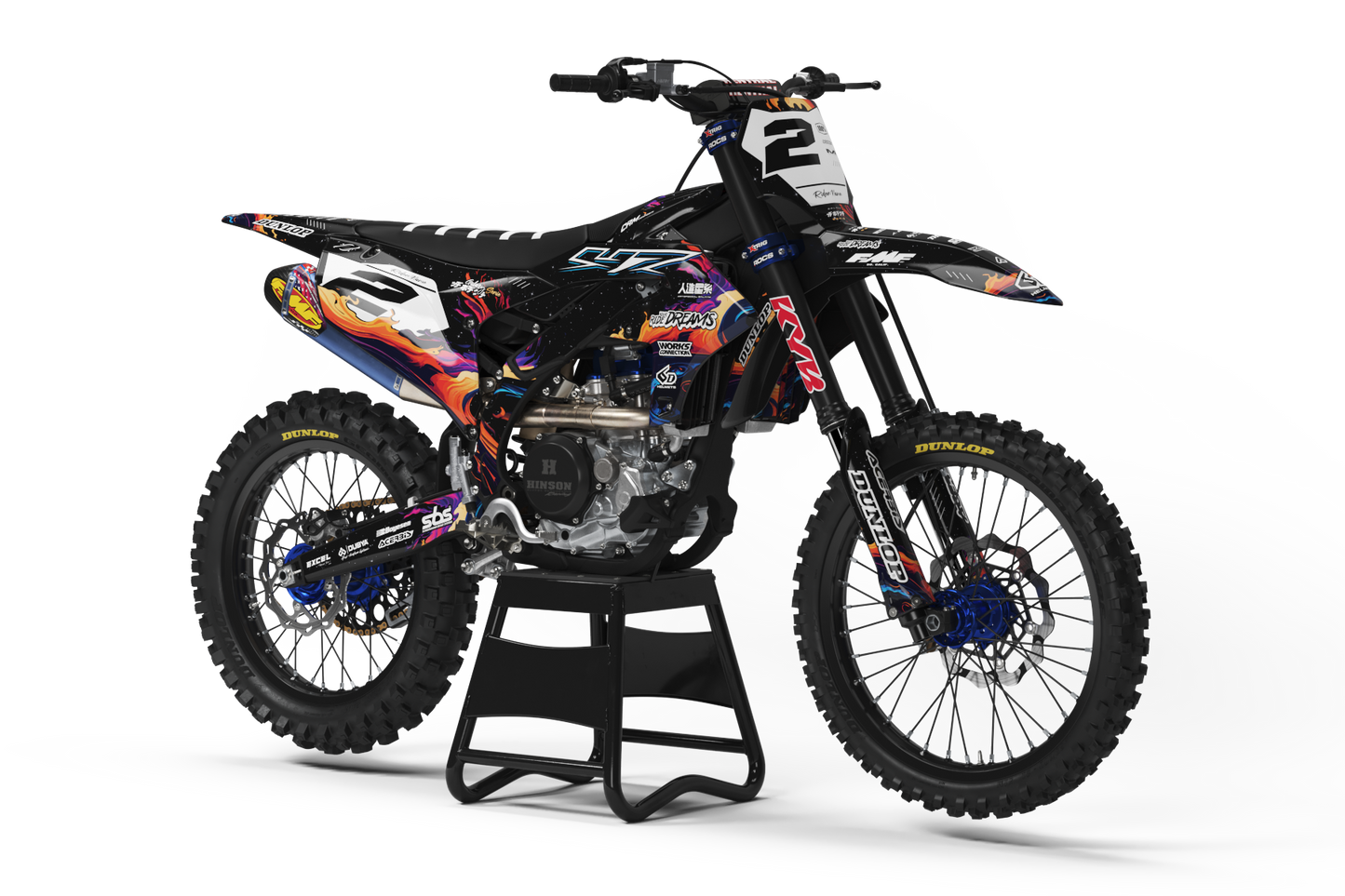 Yamaha Hamilton Graphics Kit - YZ65 YZ85 YZ125 YZ250 YZF YZ250F YZ450F WR 250F 450F