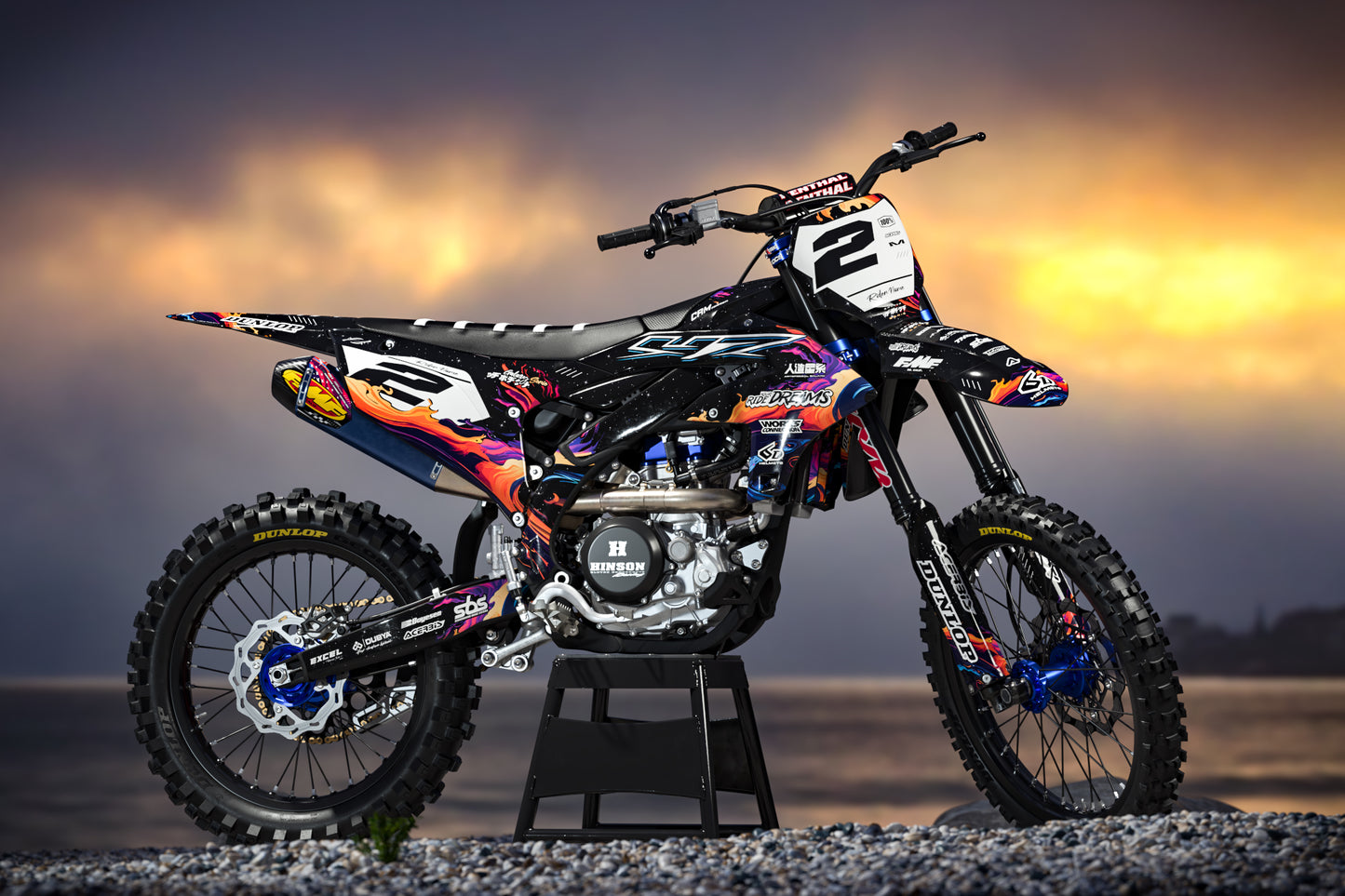 Yamaha Hamilton Graphics Kit - YZ65 YZ85 YZ125 YZ250 YZF YZ250F YZ450F WR 250F 450F