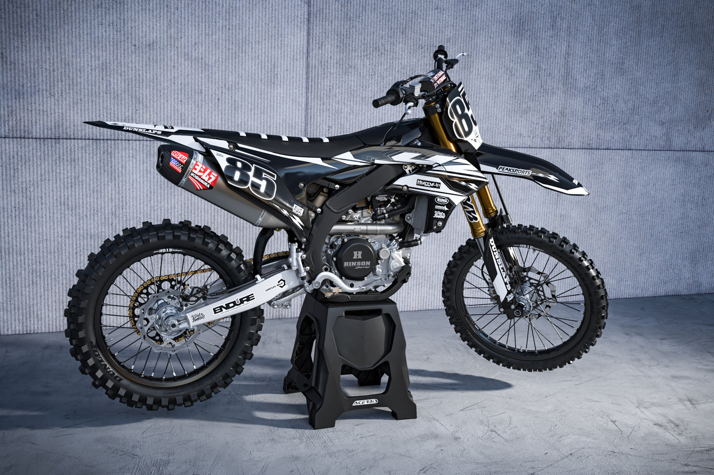 Yamaha Reversed Graphics Kit - YZ65 YZ85 YZ125 YZ250 YZF YZ250F YZ450F WR 250F 450F