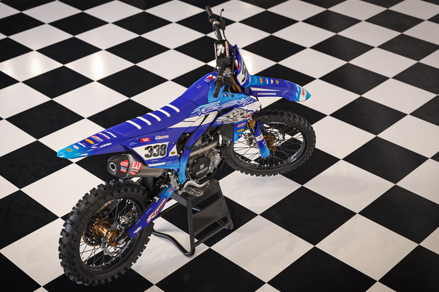 Yamaha San Diego Graphics Kit - YZ65 YZ85 YZ125 YZ250 YZF YZ250F YZ450F WR 250F 450F