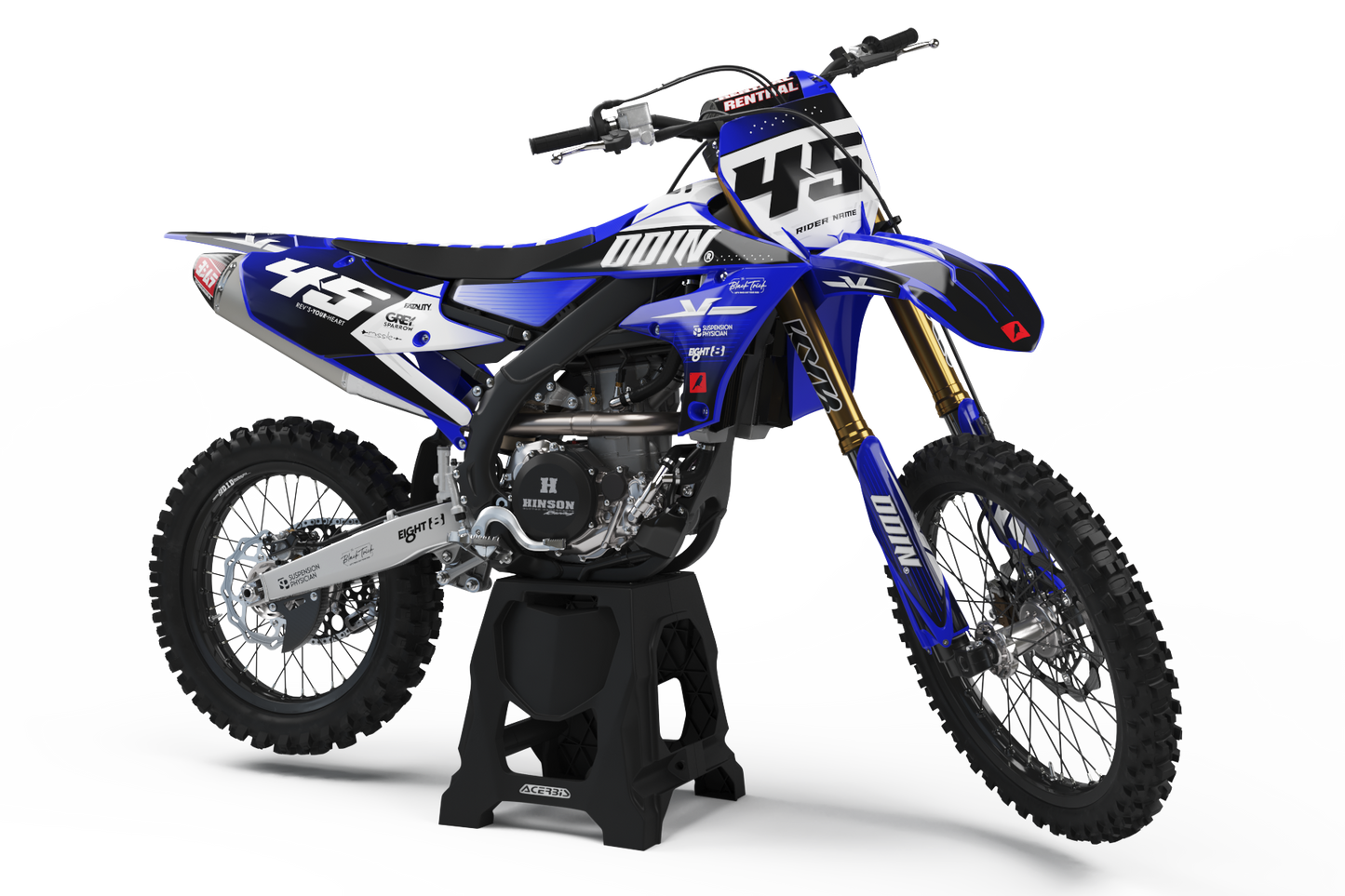 Yamaha Touge Graphics Kit - YZ65 YZ85 YZ125 YZ250 YZF YZ250F YZ450F WR 250F 450F