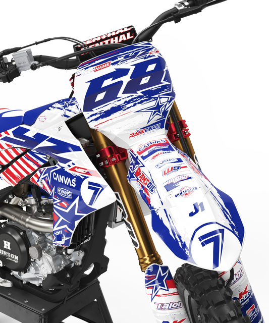 Yamaha Washington Graphics Kit - YZ65 YZ85 YZ125 YZ250 YZF YZ250F YZ450F WR 250F 450F
